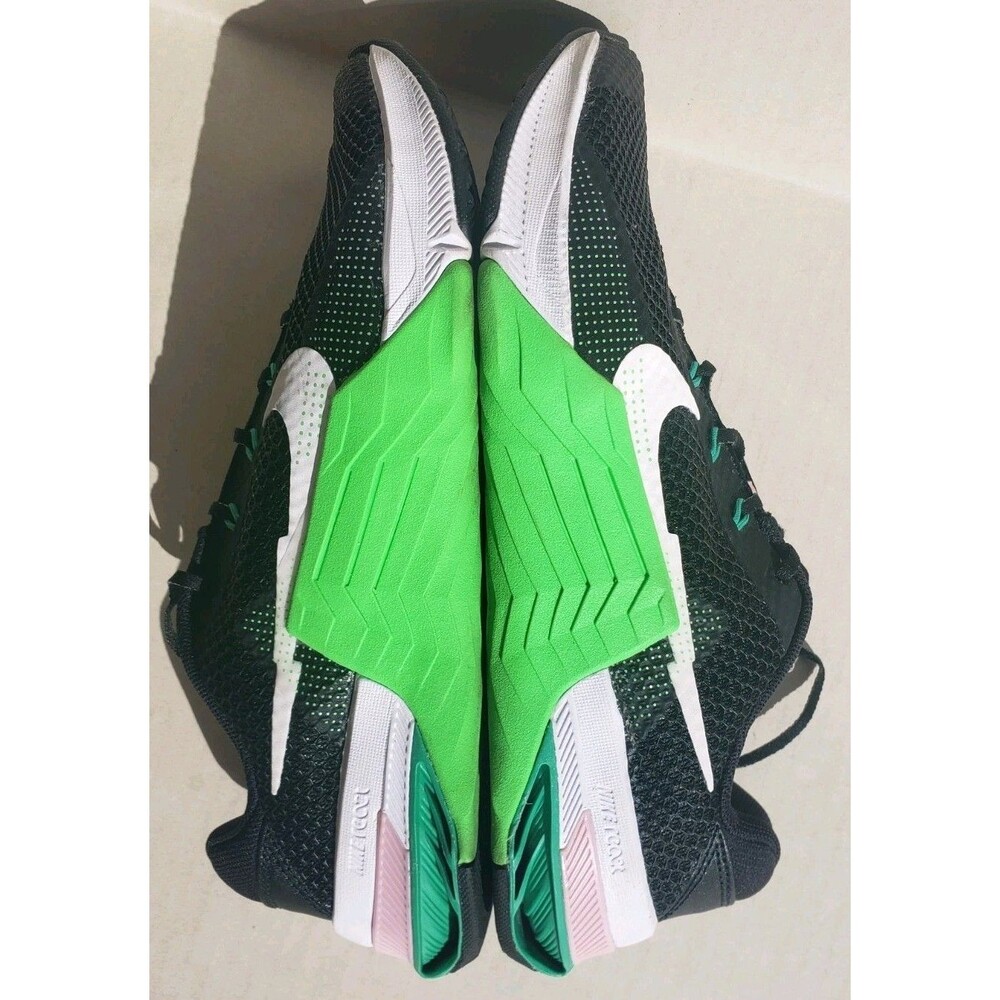 Nike Metcon 7 Crossfit Gym Shoes Women’s Size 9.5 White/Black/Green CZ8280-036 - Picture 9 of 16